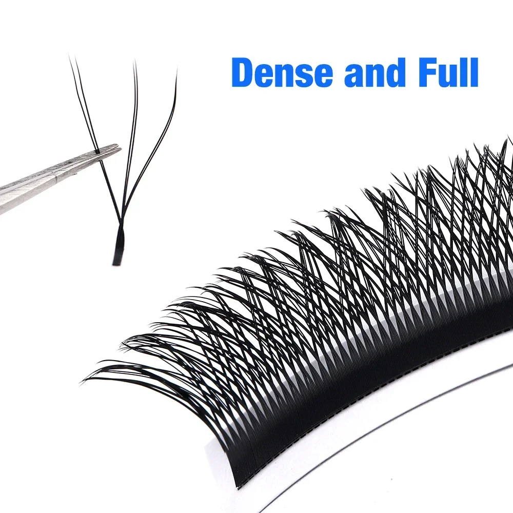 Wendy Two Tips 6D W Shape Lashes Extension Two Tip 3D Premade Volume Fan High Quality Fake Eyelashes Supplies Natural Look Lash