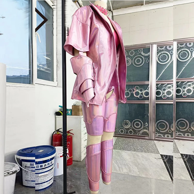 Nowe stroje do tańca laserowego dla kobiet Sexy Gogo Dance Costumes Pole Dance Sets Bar Nightclub Ds Dj Party Stage Rave Wear Set