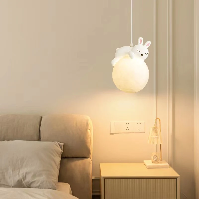 Bedhead Pendant Lamps Modern Minimalist Children\'s Room Study Hallway Room Foyer Small Hanging Lights Home Decor Night Light