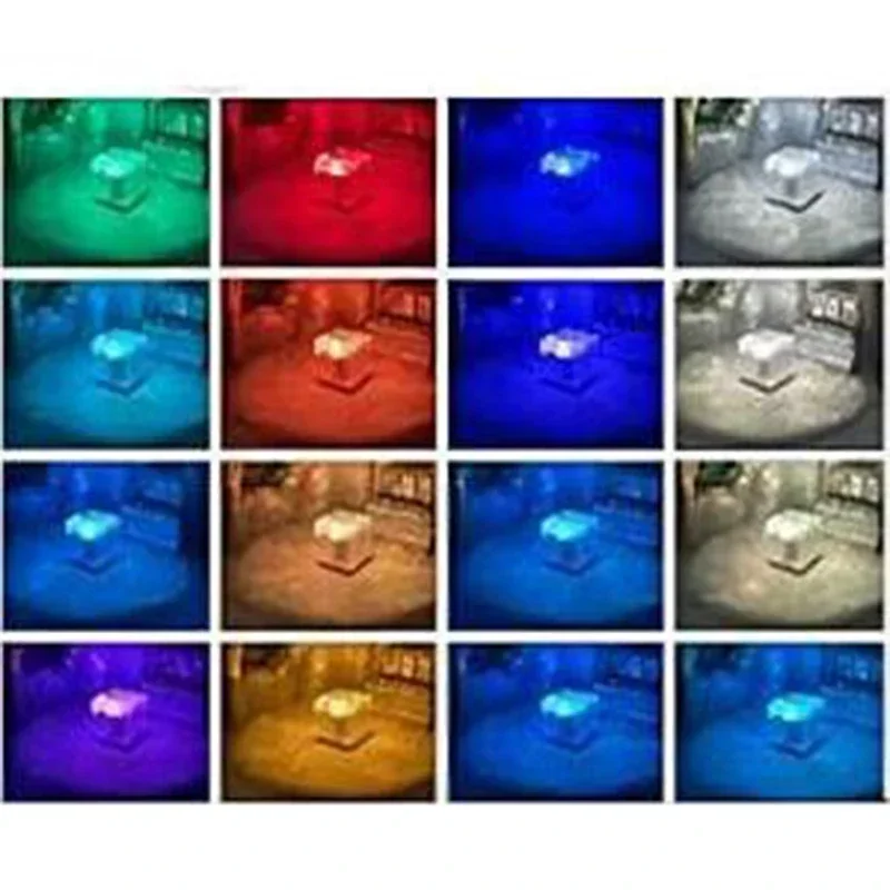 16 Colors Change Color Light Midnight Aura Aurora Glow Lamp Home Bar Underwater Projector Night Light Ocean Wave Projector Light