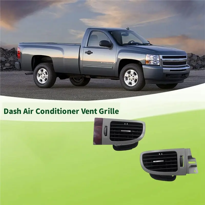 Dash Air Conditioner Vent Grille Assy 1 Pair For Tahoe Suburban For GMC Yukon Cadillac Escalade 07- 14 Air Outlet