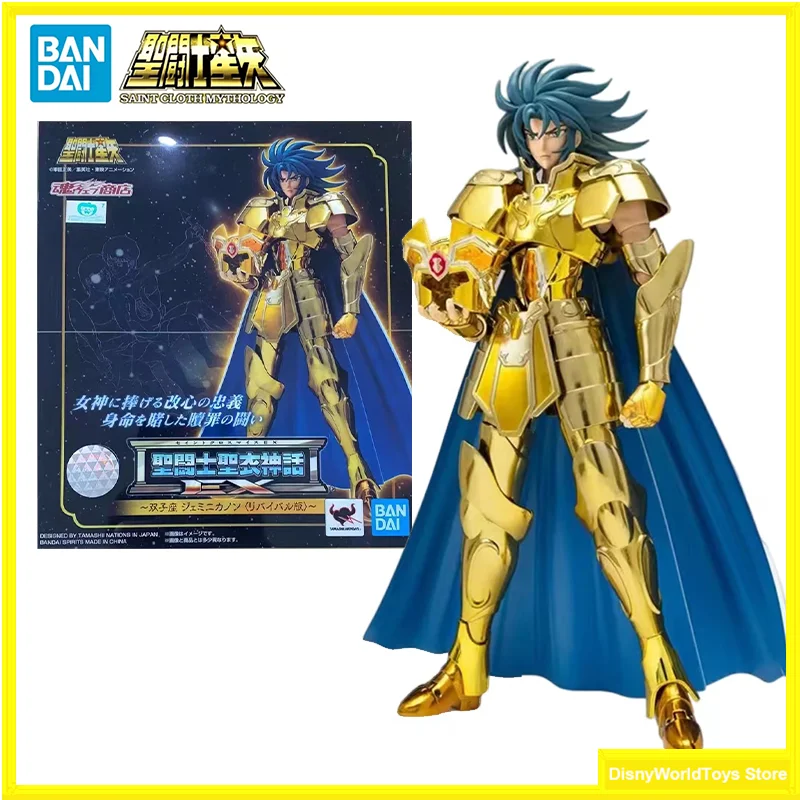 

Оригинальный BANDAI Saint Cloth Myth EX Gemini Saga Gemini Kanon Revival Ver Saint Seiya в наличии аниме фигурки модель игрушки