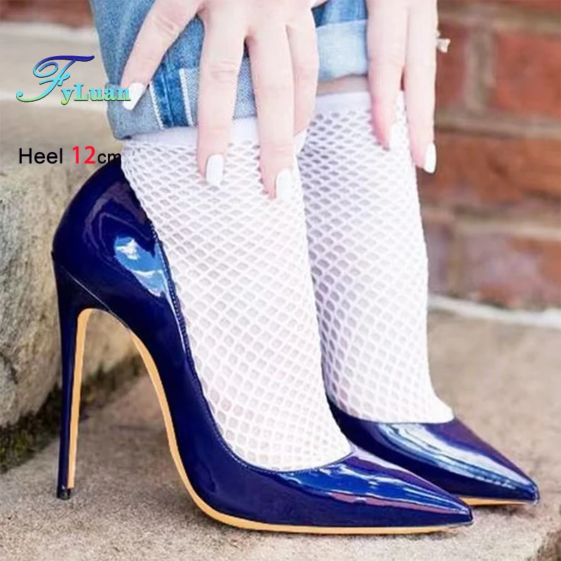 plus-size-blue-women-pumps-8cm-10cm-12cm-stiletto-pointed-toe-patent-leather-heels-for-woman-shallow-office-party-fashion-shoes