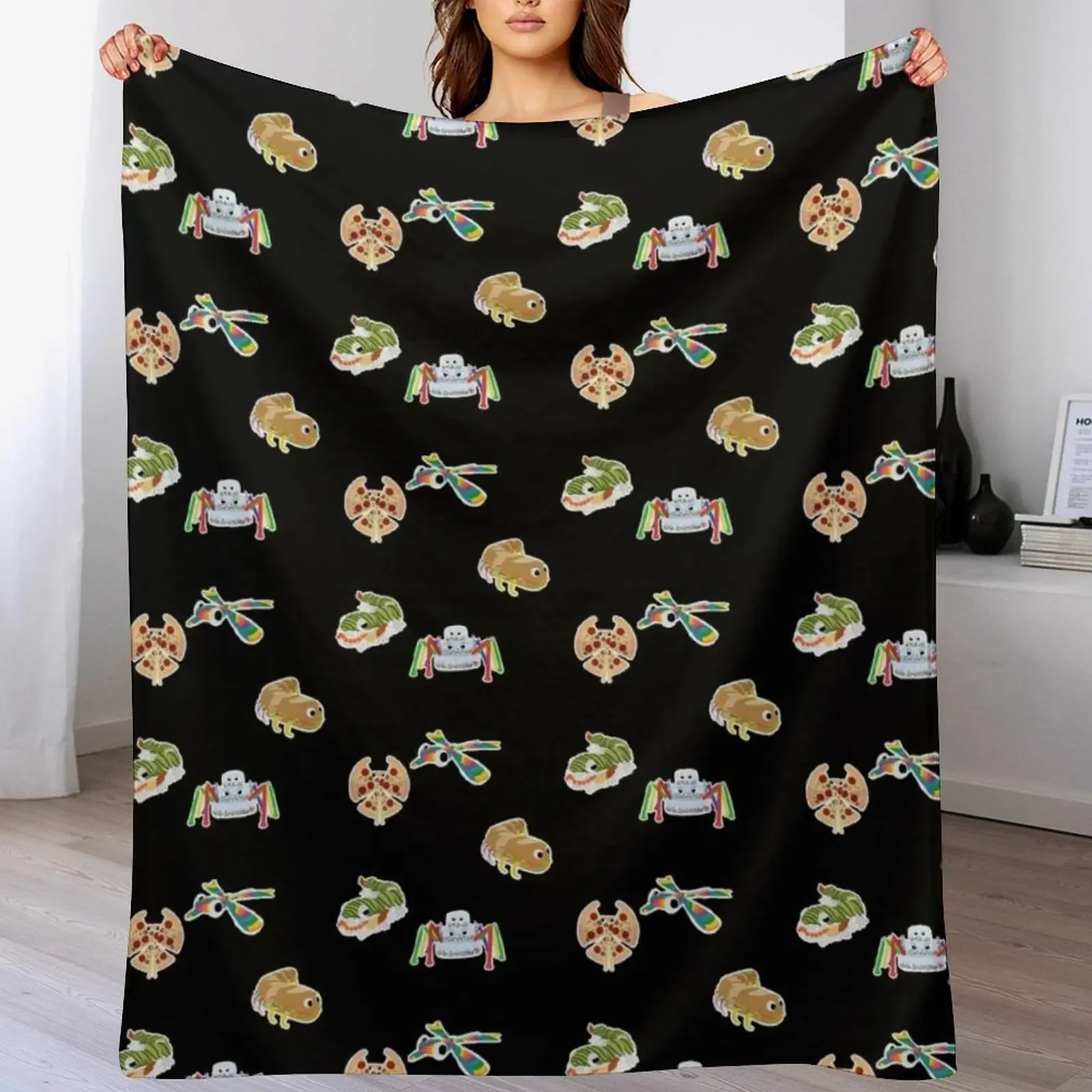 

Bugsnax Best Of Bugsnax Pack For Fans Throw Blanket sofa bed Luxury Designer for winter Blankets For Sofas Blankets