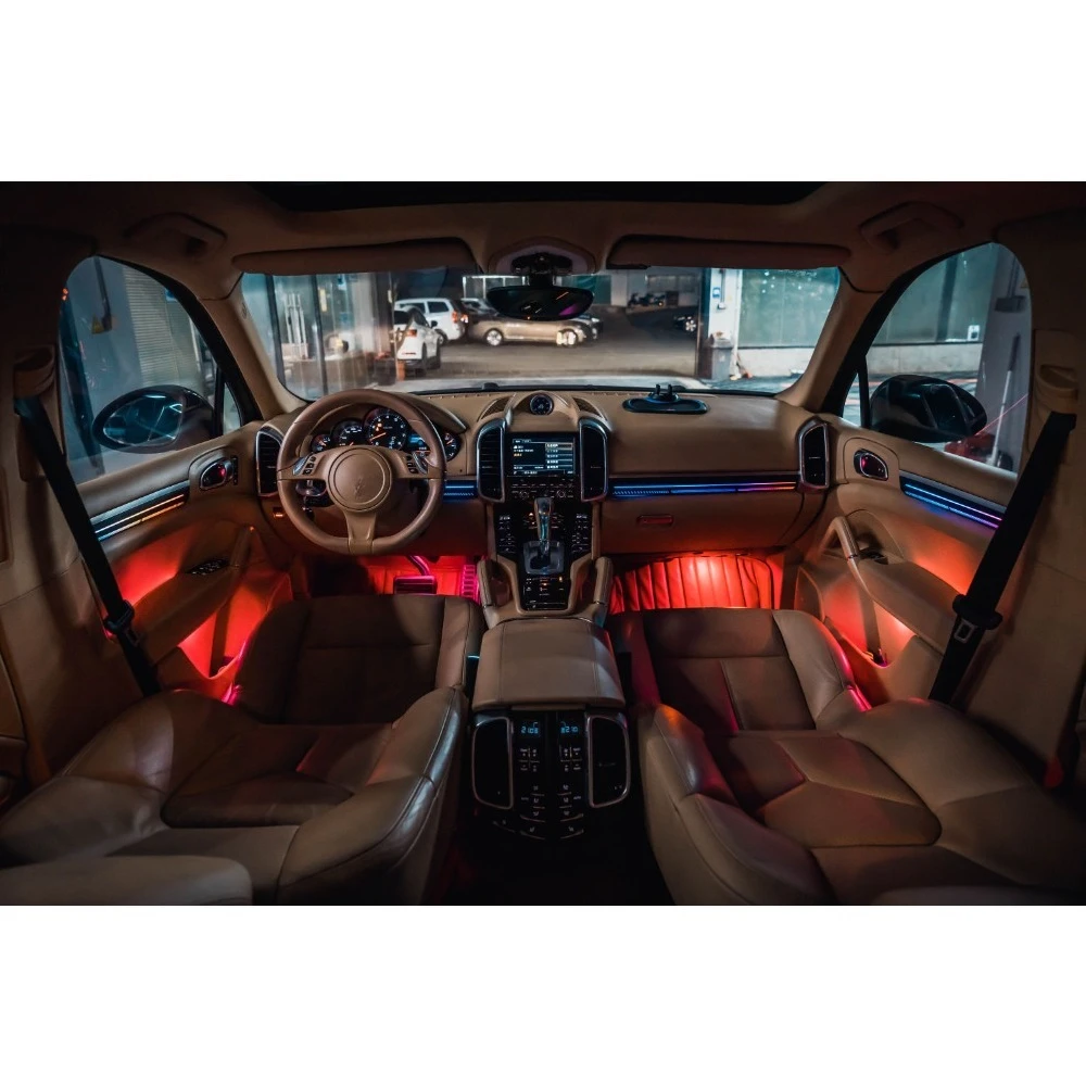 

Upgrade Symphony LED Car Interior Ambient Lighting for Porsche Cayenne 2010-2017 Atmosphere Strip Decoration Accessories