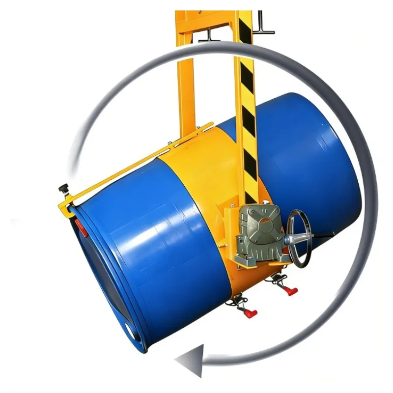 

Oil drum flipper, unloading forklift, driving spreader, manual truck, iron drum plastic barrel clamping machine