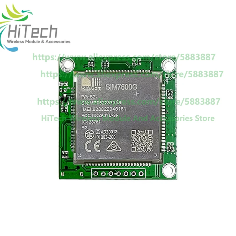 SIMCOM SIM7600G-H SIM7600E-H SIM7600JC-H SIM7600E-H1C SIM7600SA-H SIM7600NA-H LTE 4G Cat4 LCC SMT module/Core board Development