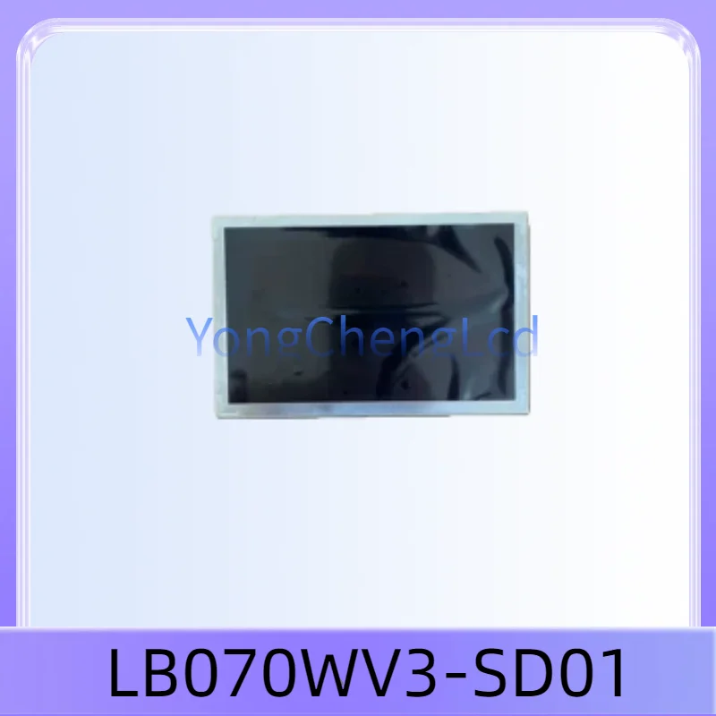 

The 7-inch LB070WV3-SD01 LB070WV3(SD) (01) LCD display is suitable for in-vehicle GPS navigation LCD displays