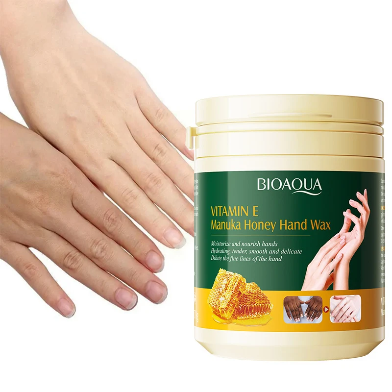 170g Vitamin E Hand Mask Honey Hand Wax Whitening Moisturizing Anti-Aging Exfoliating Calluses Hand Wax Hands Care Cream