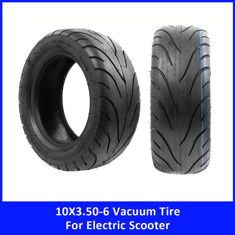 

10 Inch Tubeless Vacuum Tire for Electric Scooter Accessories 10X3.50-6 Wear-Resistant Anti-Skid Universal CST Wheels Tyre Parts