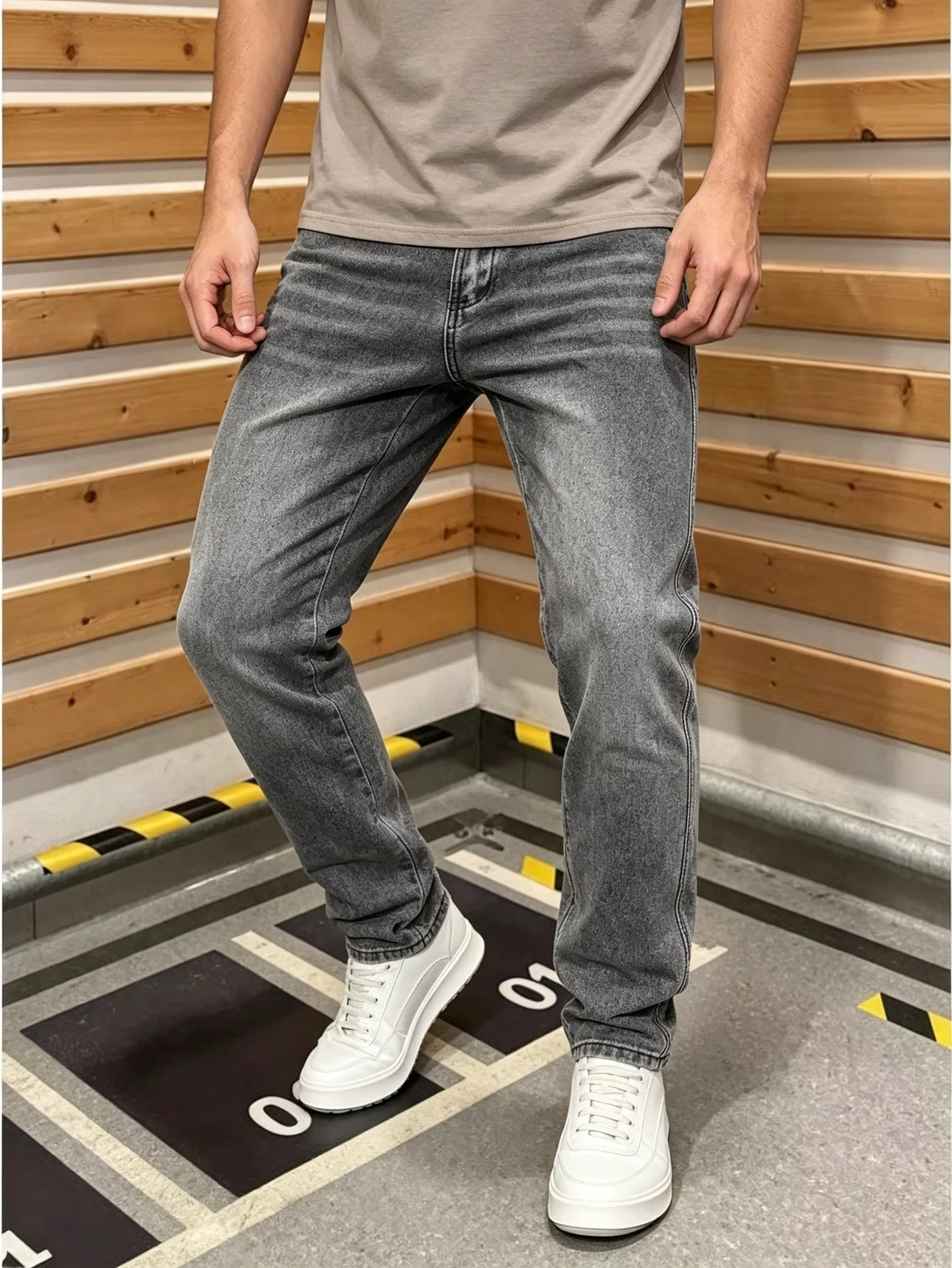 Mens Slim Skinny Jeans Y2K Trendy American Street Style Daily Wear Denim Pants Gift For Husband Or Lover