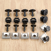 40Pcs Car Engine Cover Undertray Clip Screws For Audi A4 B6 A5 A6 A7