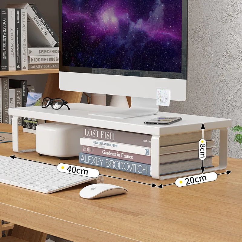 Notebook computer stand desktop computer screen desktop elevated desktop storage and storage pad elevated