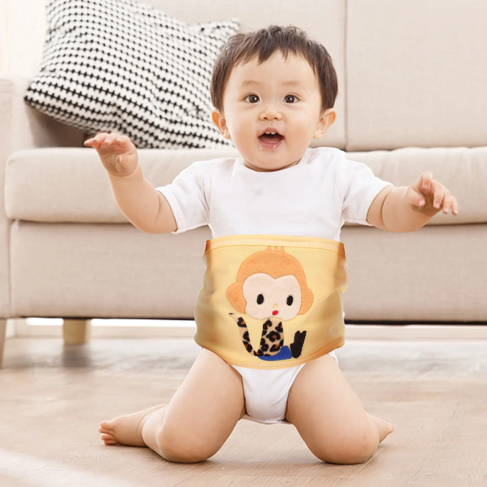 3 pezzi fasce per cordone ombelicale per bambini fasce elastiche per pancia neonato in cotone protezione addominale cinture per ombelico per neonati resistenti al freddo