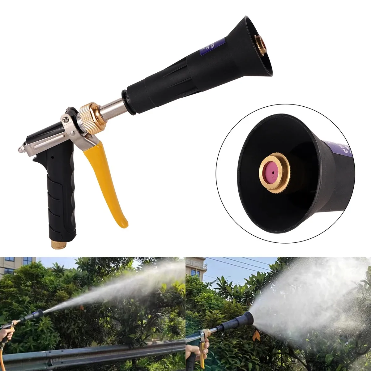 

Agricultural High Pressure Sprinkler Fruit Tree Irrigation Spray Gun Atomizing Water Gun Garden Irrigation Rotatable Sprayer