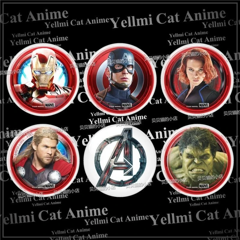 

Marvel The Avengers Captain America merchandise anime cartoon cute badge creative couple backpack pendant accessory brooch gift