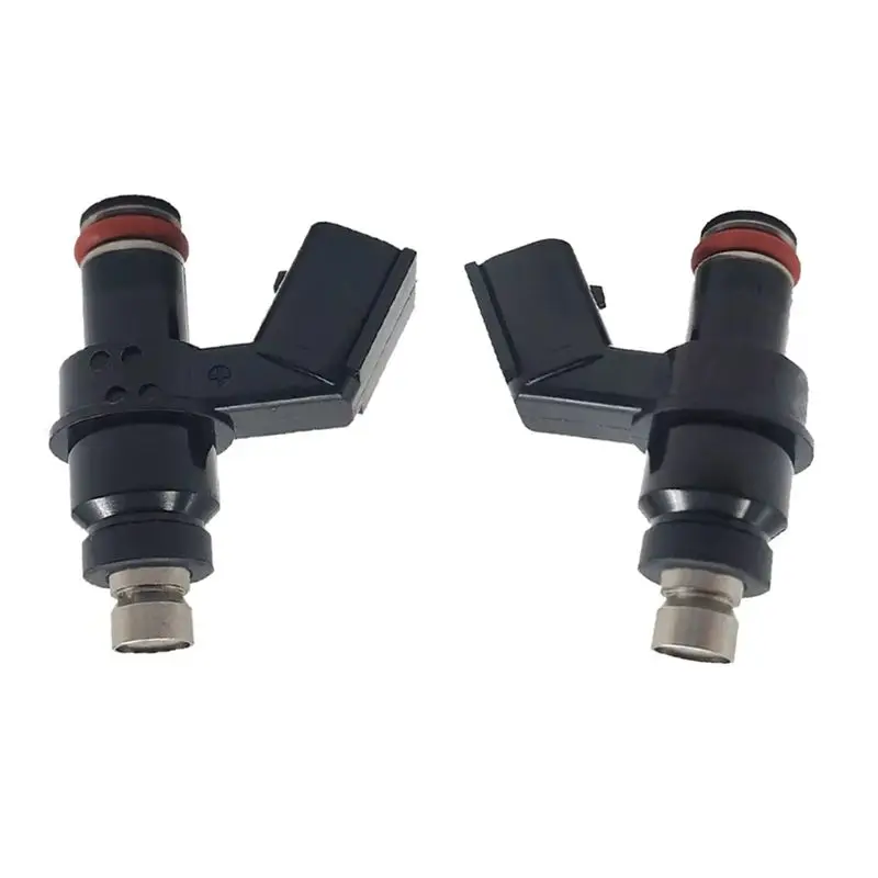 ABHX-2Pcs 490330015 Motorcycle Air Box Top Feed Fuel Injector Nozzle For Kawasaki ZX6R Ninja 2007-2012 49033-0015