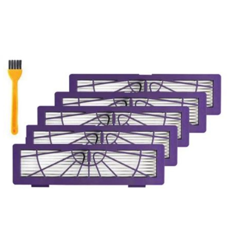 HEPA Pound-Pièces d'aspirateur pour Neato Botvac D, série connectée D7, D80, D85, D3, D75, D5, 70E, 75, 80, 85, 5 pièces