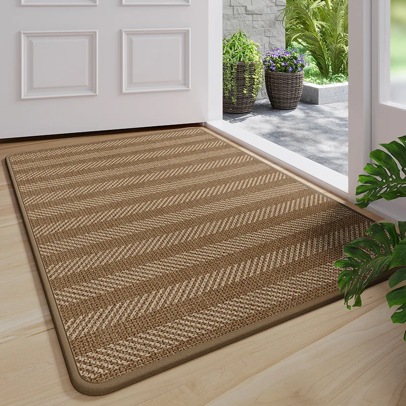 Indoor Door Mat, Dirt Resistant & Absorbent Doormat, Non-Slip Rubber Backing Front Door mat Washable for Entryway Inside