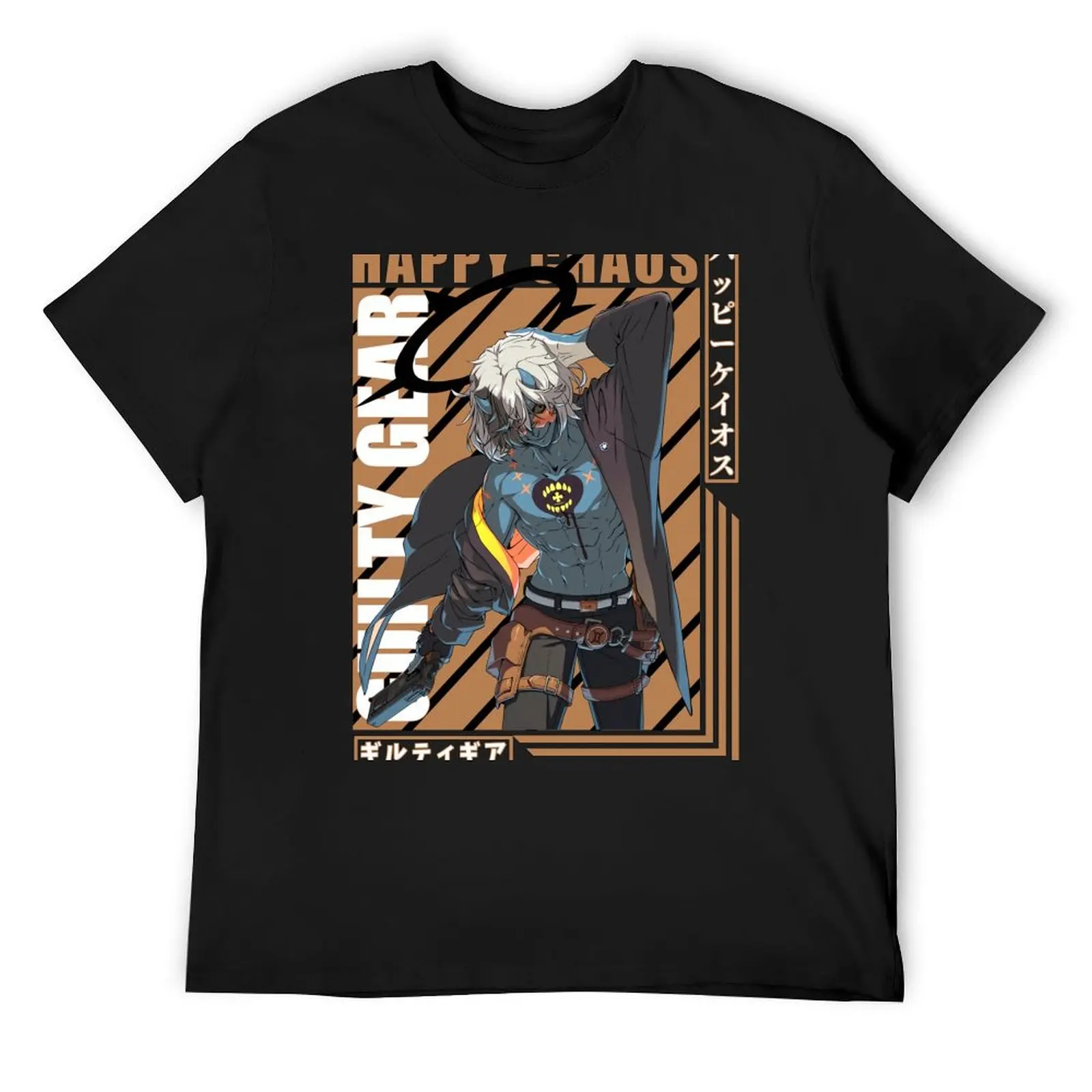 

Chaos Happy character T-Shirt customizeds sweat luxury designer mens t shirts top quality