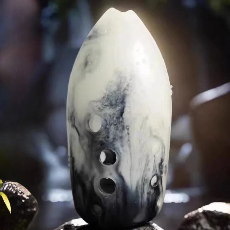 

10-луночная окарина G F Tone, портативная окарина для начинающих, детей, тренировочные окарина из смолы, профессиональные музыкальные инструменты Orff