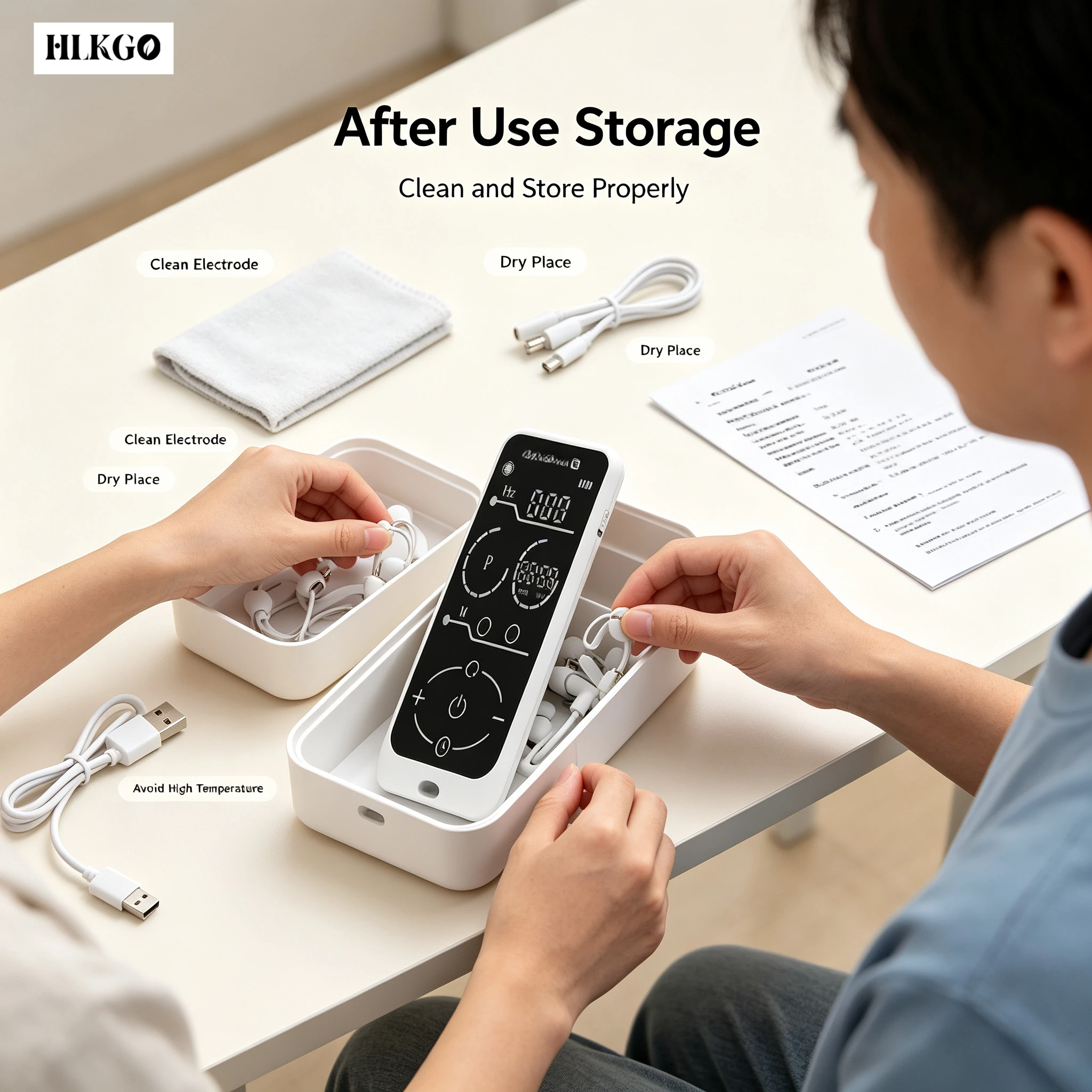 Drug-Free Vagus Nerve Massager for Deep Sleep, Relieves Depression and Tension, Compact Home Therapy Gift