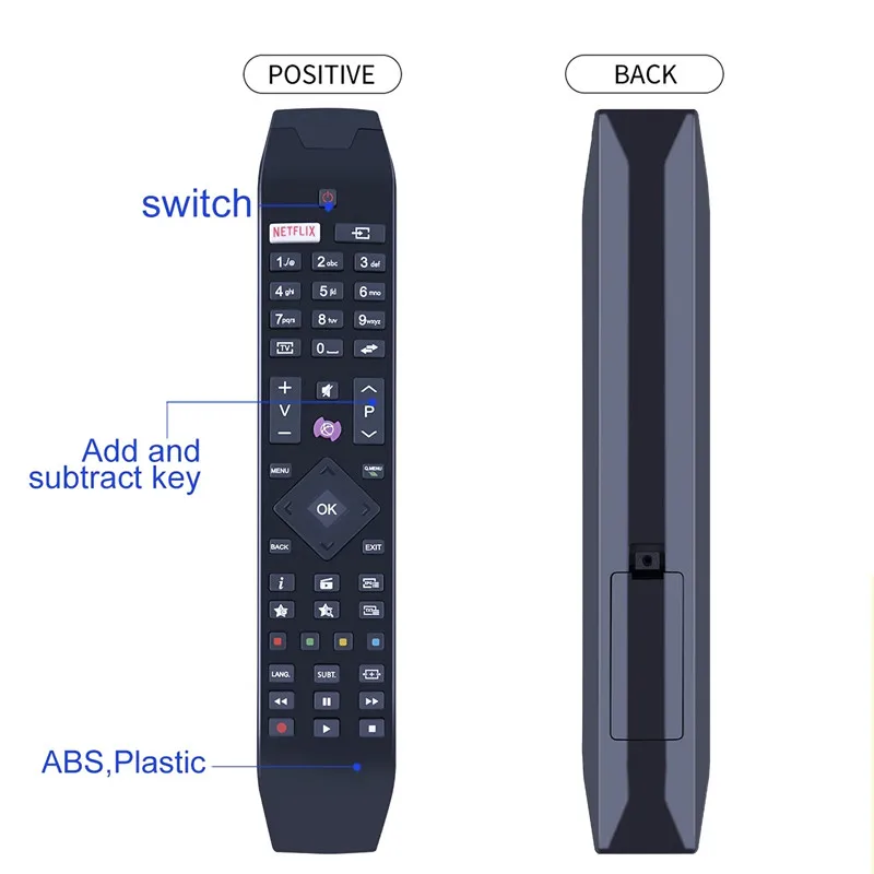 RC49141 Remote Control For Hitachi TV 39HB4T62 32HB1W66L 40HB1W66L 43HB6W62I 55HK6W64 43HK15W64I