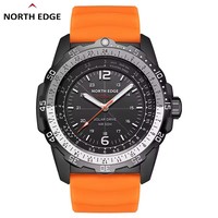 NORTH EDGE EVOQUE 2 Sport Men's Digital Military Watch Waterproof 50M Men's Watch Solar Luminous Environmental Clock Leisure