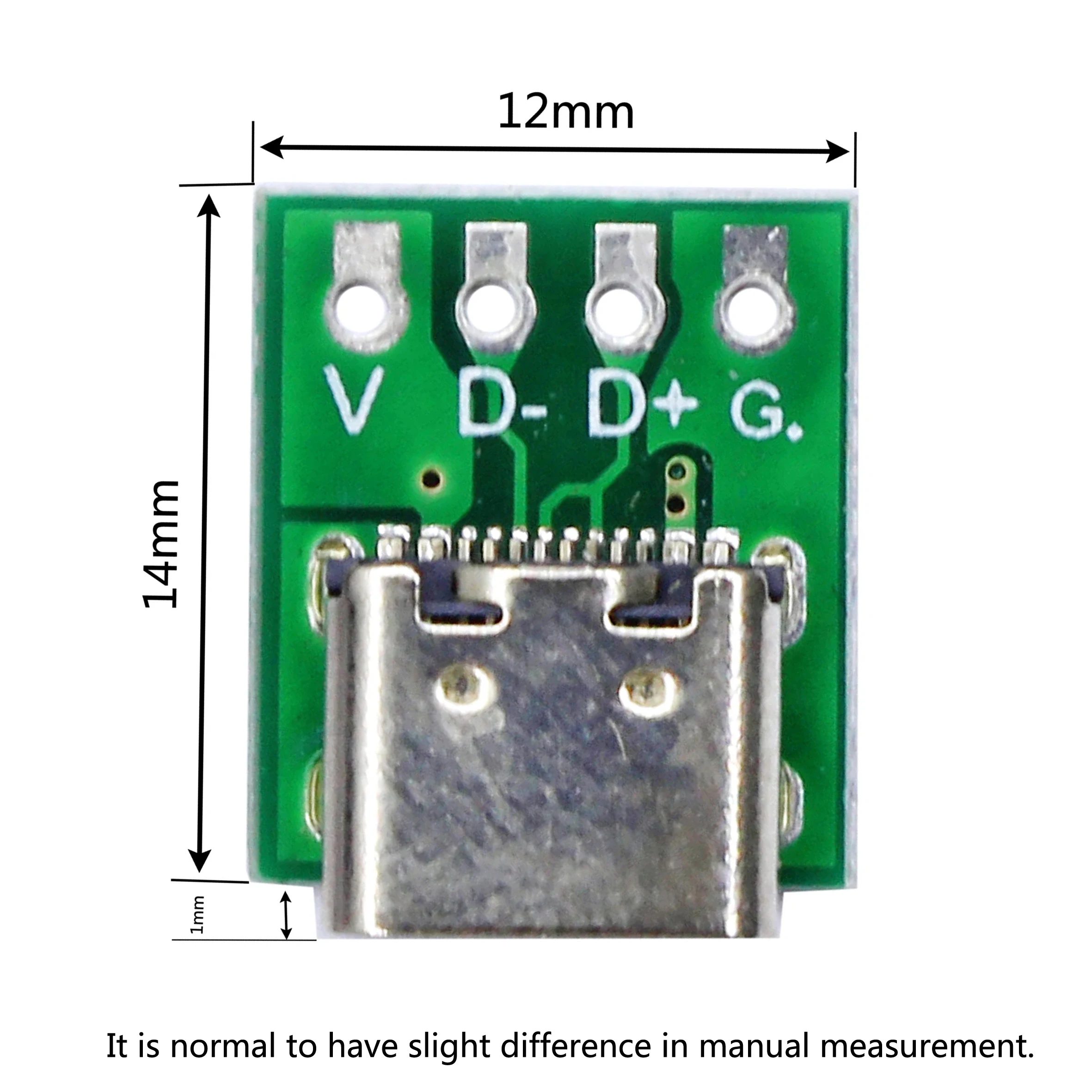 USB 3.1 Type C Connector 16 Pin Test PCB Board Adapter 16P Connector Socket For Data Line Wire Cable Transfer