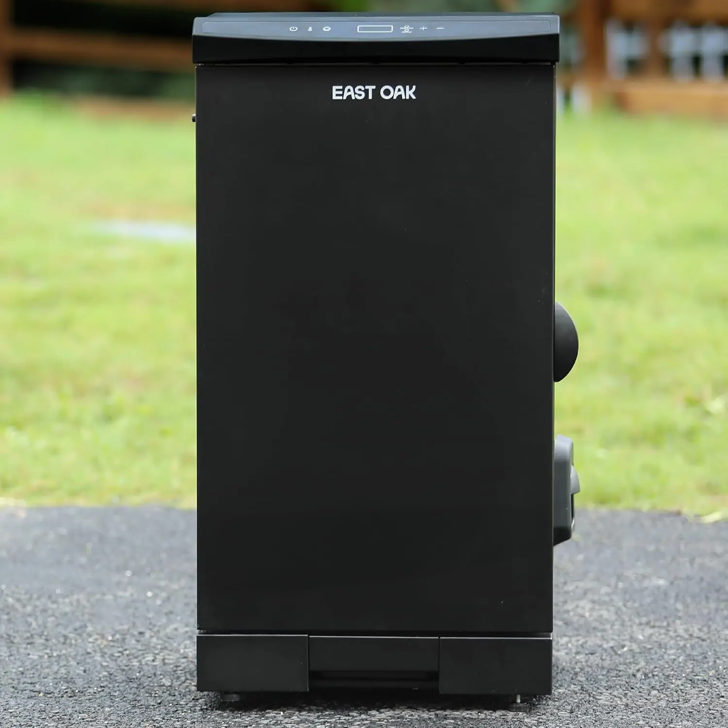 

Outdoor 30" Electric Smoker with Convenient Side Wood Chip Loader 725 Sq Inches of Cooking Digital Control 4 Removable Racks