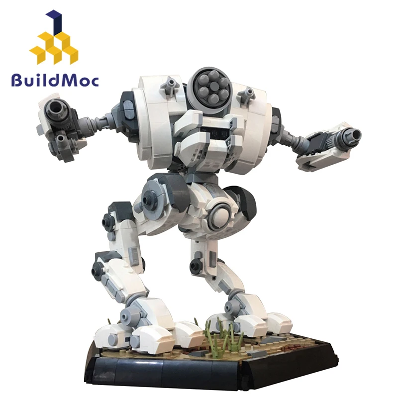 

BuildMoc BattleTech Uziel Mecha Building Blocks Set Military Armor Battle Warrior Mech Robot Bricks Toys For Children Xmas Gifts