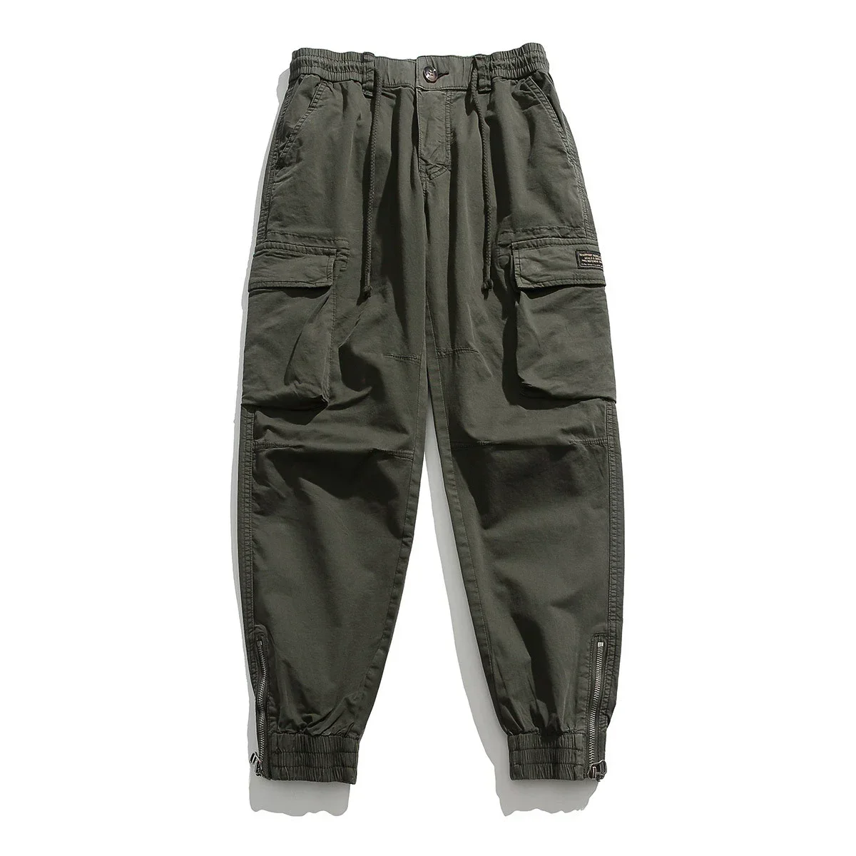 

Cargo Pants Men Cotton Casual Pants lastic Outdoor Hiking Trekking Tactical Sweatpants Men Military Multi-Pocket Combat Trousers