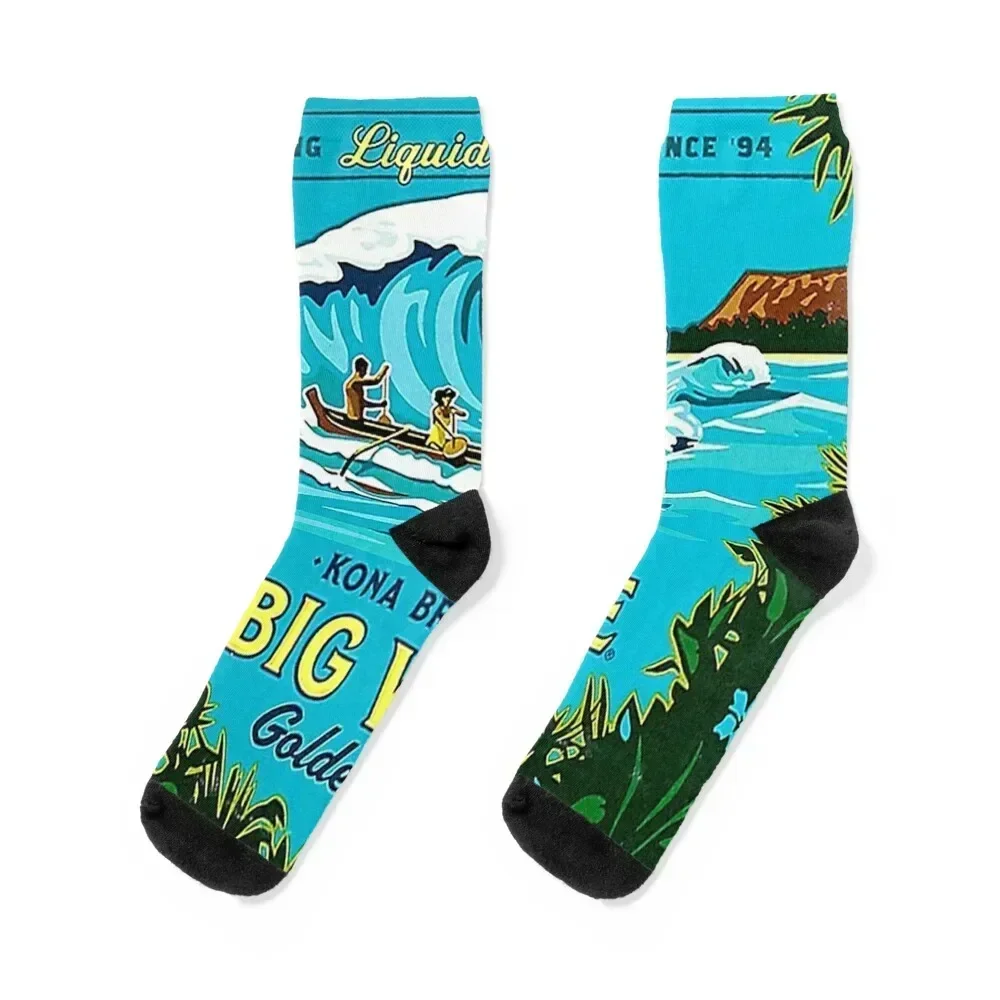 

Big Wave Socks Soccer loose Stockings man hiking Socks Female Men's