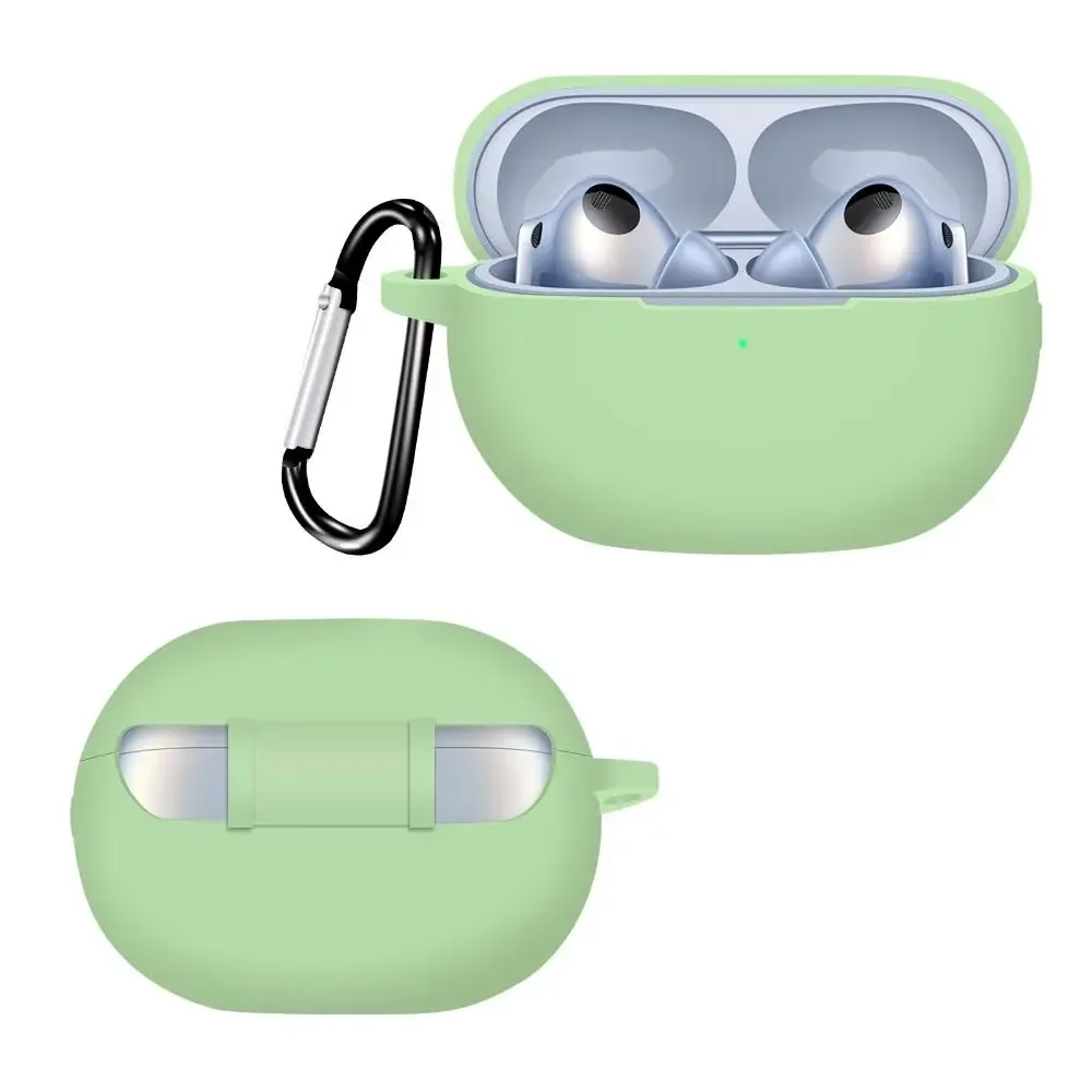 حافظة حماية من السيليكون مضادة للصدمات لسماعات الرأس مع ملحقات سماعة الرأس بخطاف لهاتف Huawei Freebuds Pro 4