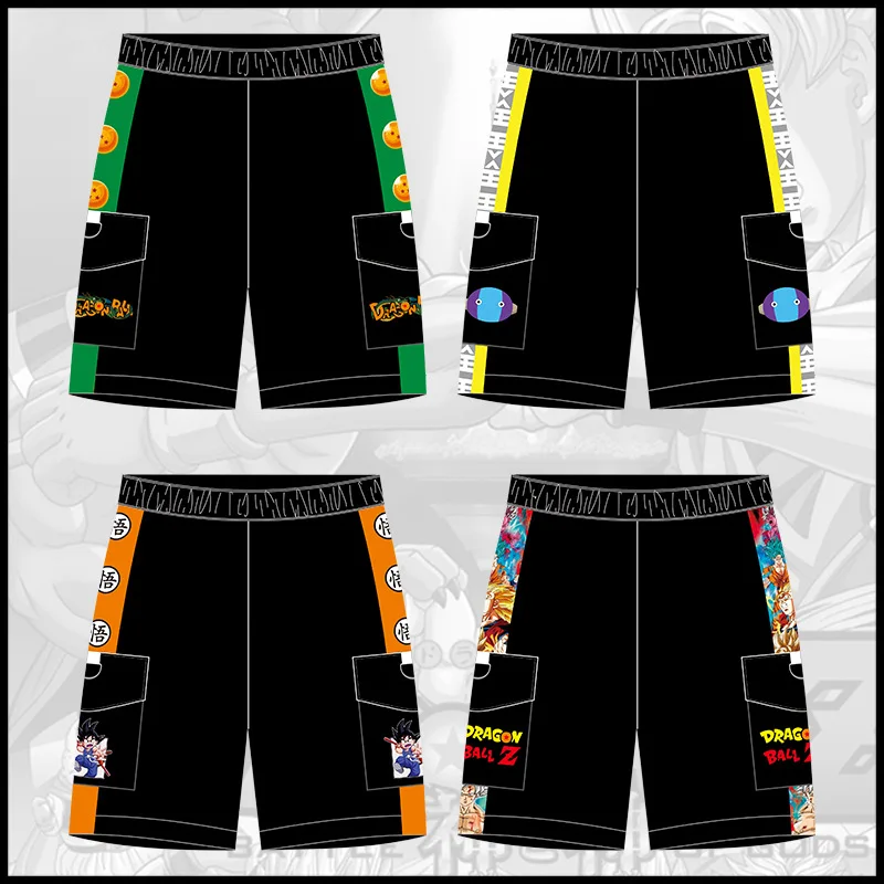 

Dragon Ball Shorts Sun Wukong Quanwang Five-Point Pants Men's and Women's Animation Daily Trend Tooling Casual Pants Sweatpants
