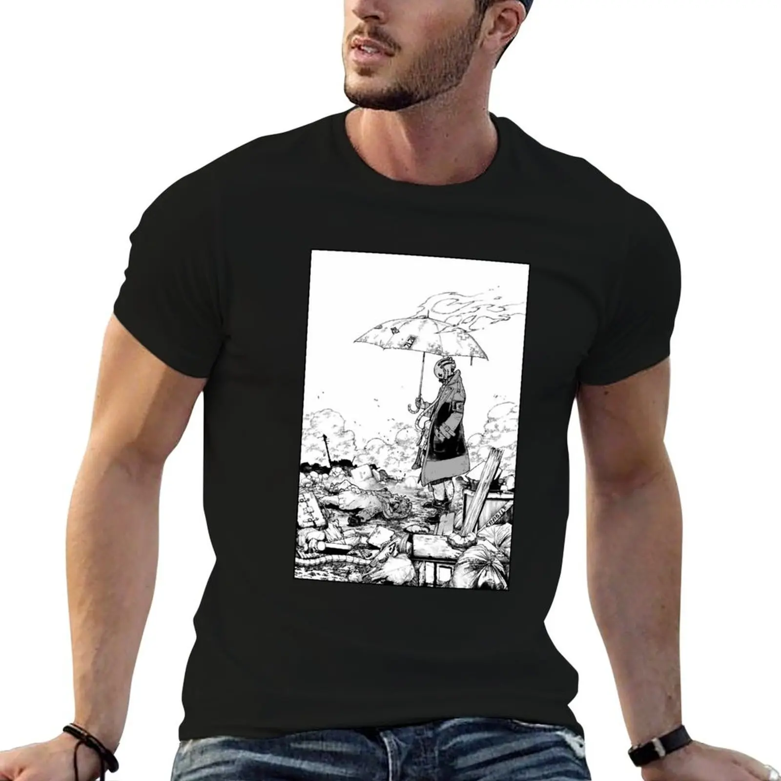 Gachiakuta - تي شيرت مضحك تي شيرت فكاهة داكنة أساسية تي شيرت تي شيرت