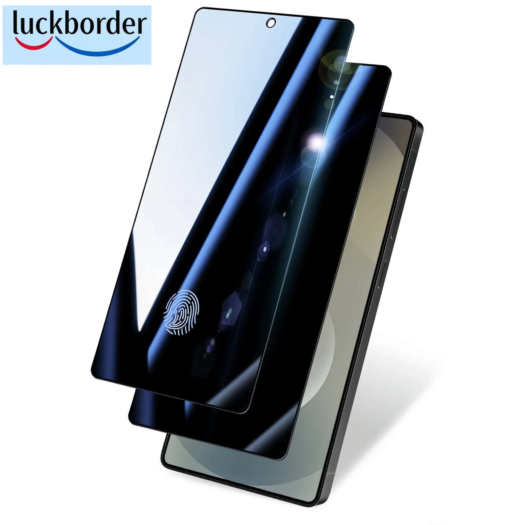 2Pcs Privacy Screen Protector for Samsung Galaxy S26 S25 Ultra Plus FE  Anti-Spy Tempered Glass with Fingerprint Unlock Support