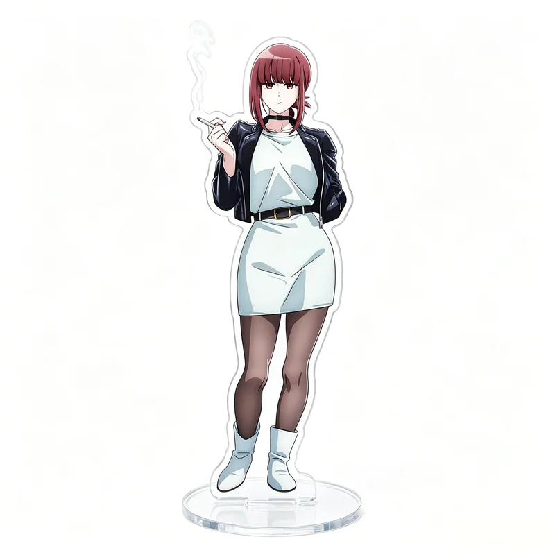 Smoking Behind The Supermarket with You Sasaki Yamada Anime Acrylic Cartoon Figure Display Stand Model Plate Keychain Jewelry view 6