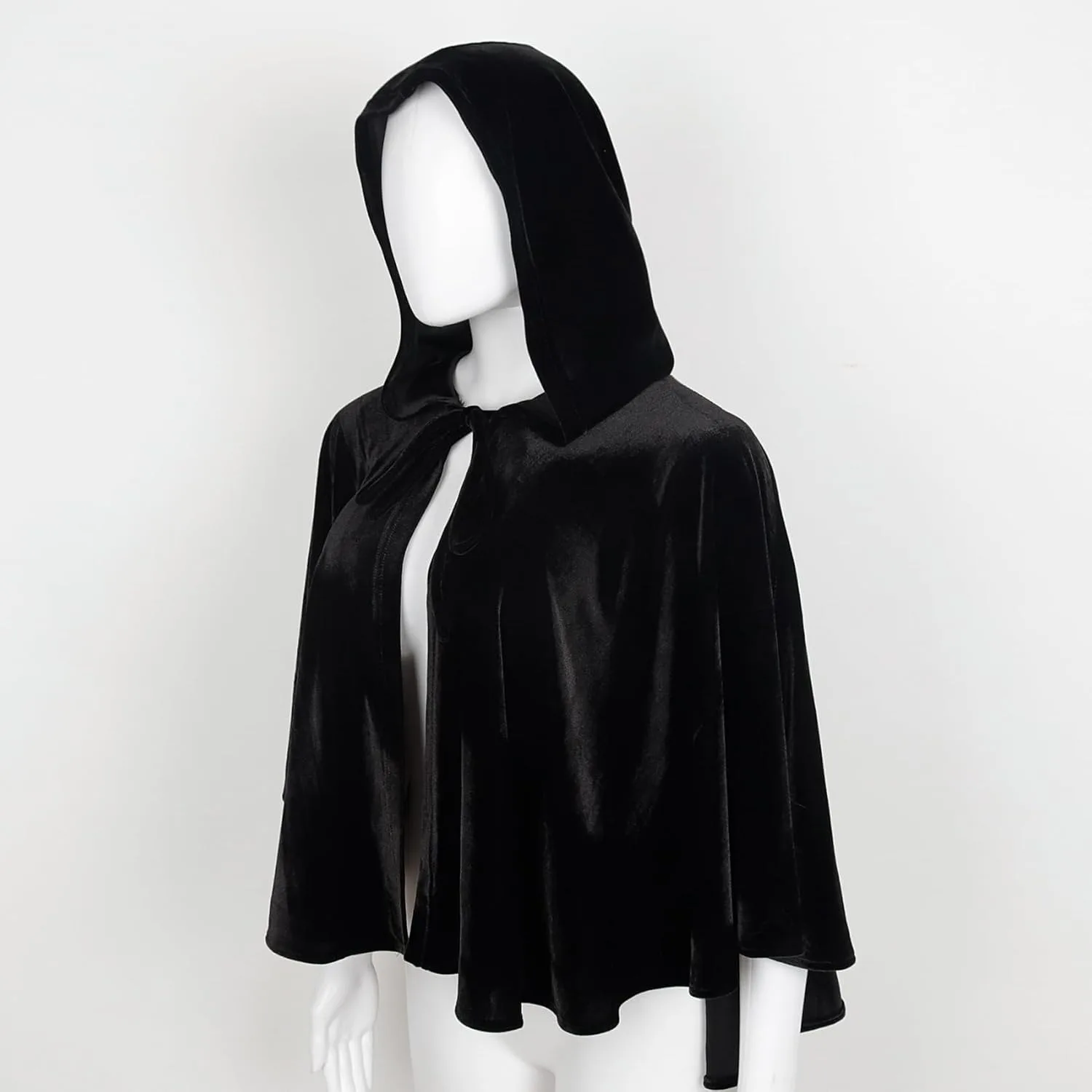 Cosplay Vintage Mittelalterlicher Gotischer Kapuzenumhang Dünner Mantel Damen Vampir Teufel Creed Umhänge Piraten Halloween Cosplay Kostüme – Detail 2