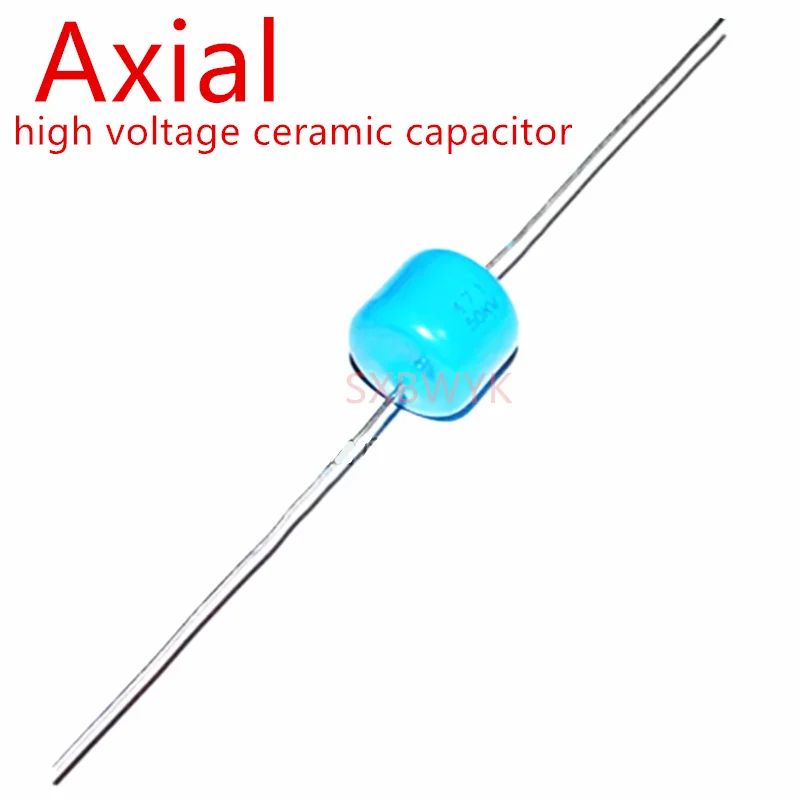 Axial high voltage ceramic capacitor 50KV 50000V 40KV 40000V 102 1NF 1000PF 222 2.2NF 251 250PF 471 470PF Axial capacitance