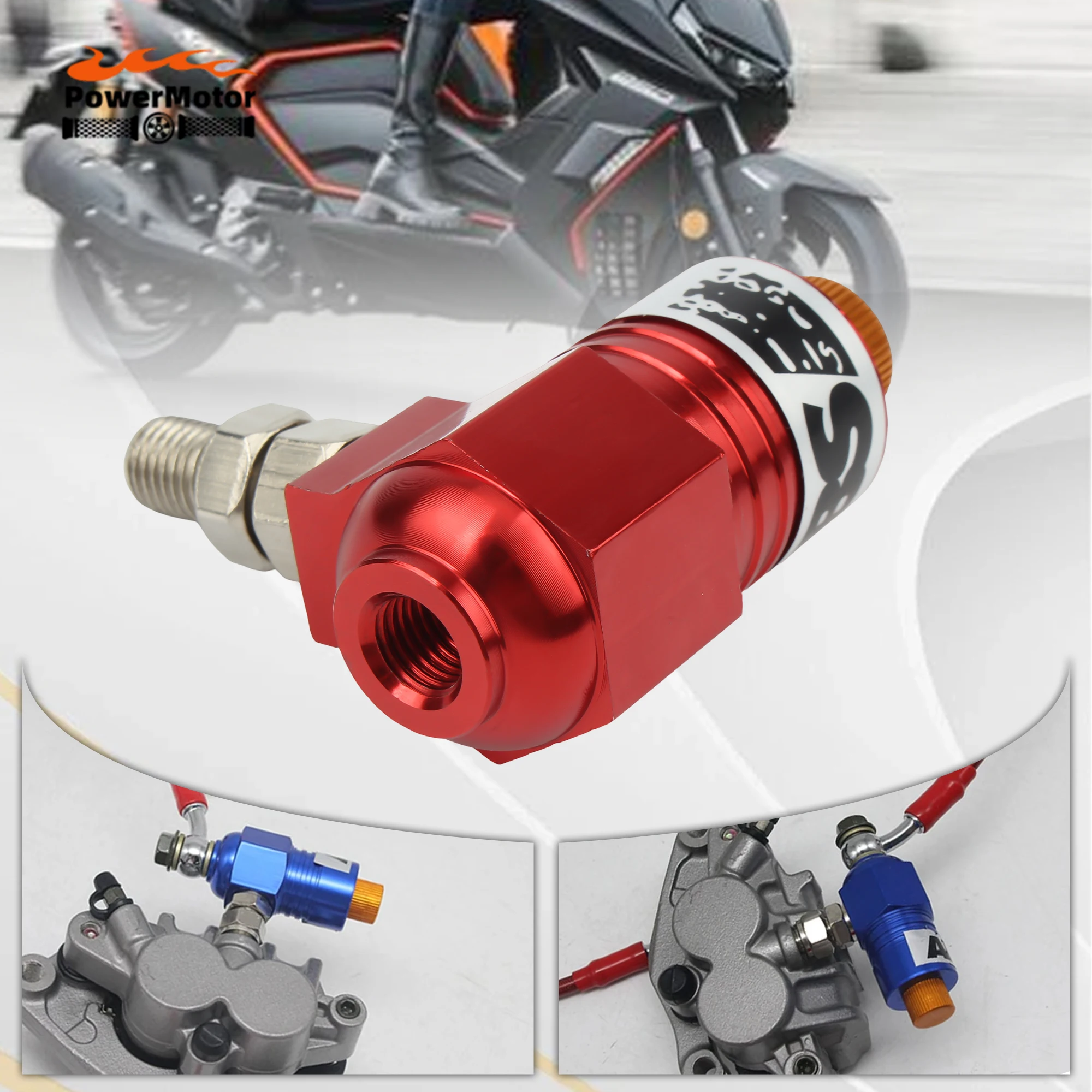 

Motorcycle ABS 10mm Anti-locked Braking System Caliper Assist Kit-Universal Fit for Dirt Bike ATV Quad Go Kart&GY6 Scooter Parts