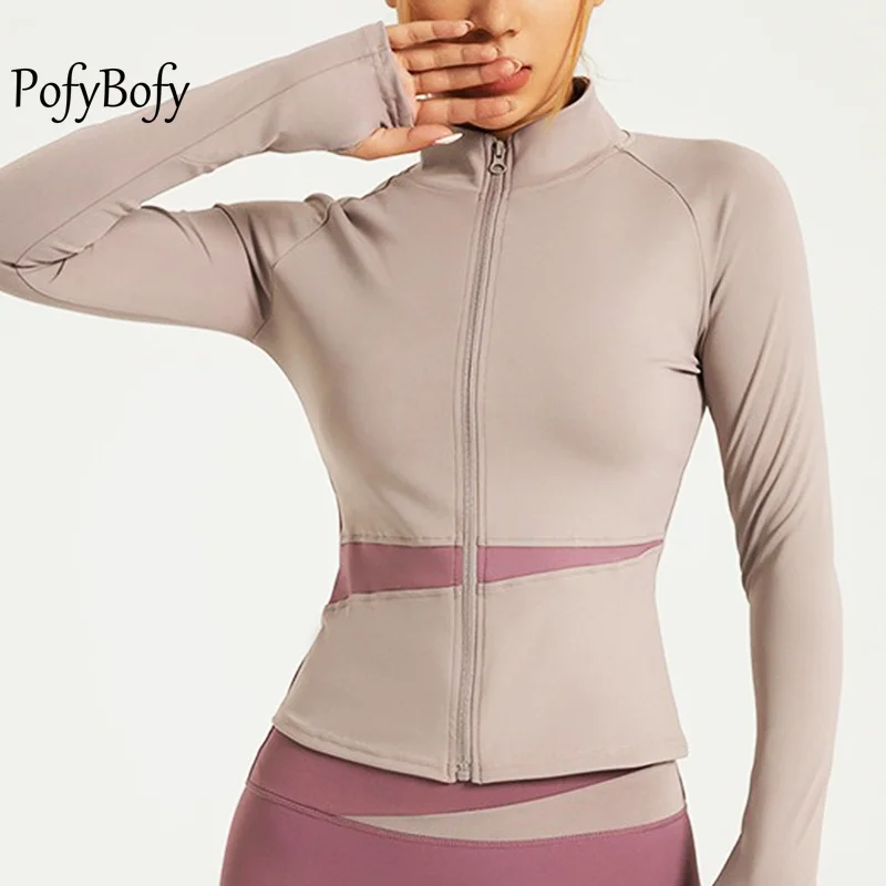 pofoyofy-jaqueta-de-ioga-elastica-com-ziper-completo-para-mulheres-buraco-do-polegar-secagem-rapida-slim-fit-mangas-compridas-fitness-corrida-moda-treino