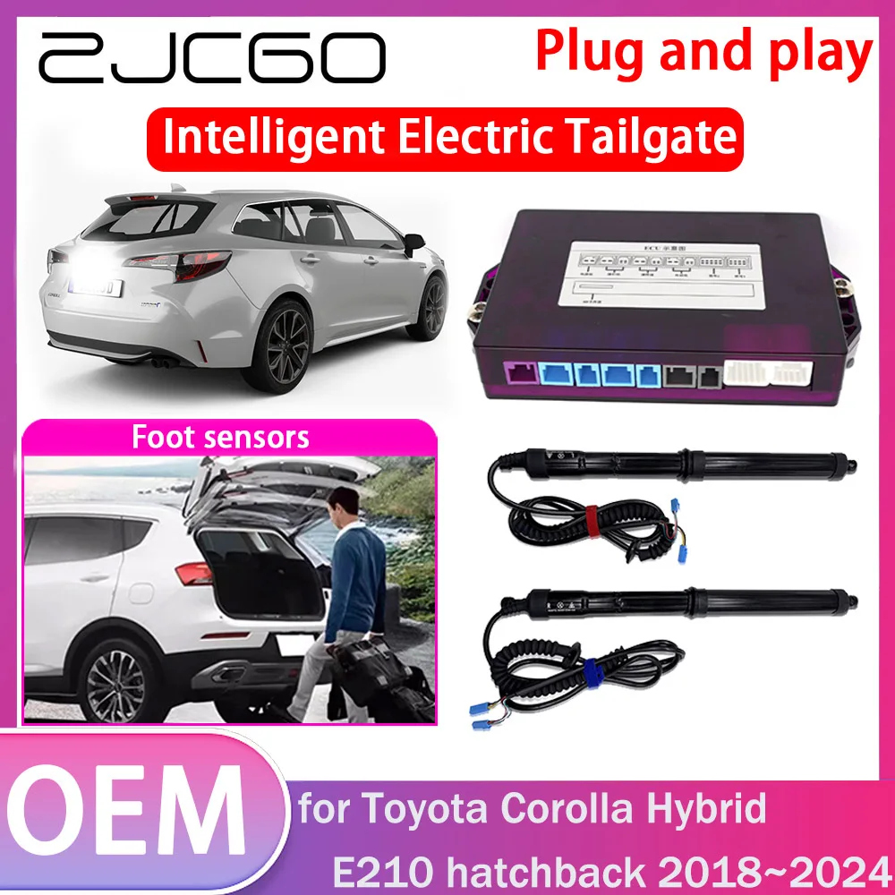 

ZJCGO Electric Tailgate Lift Drive Trunk Opening Tail Gate Lift Soft Close Car Door for Toyota Corolla Hybrid E210 hatchback