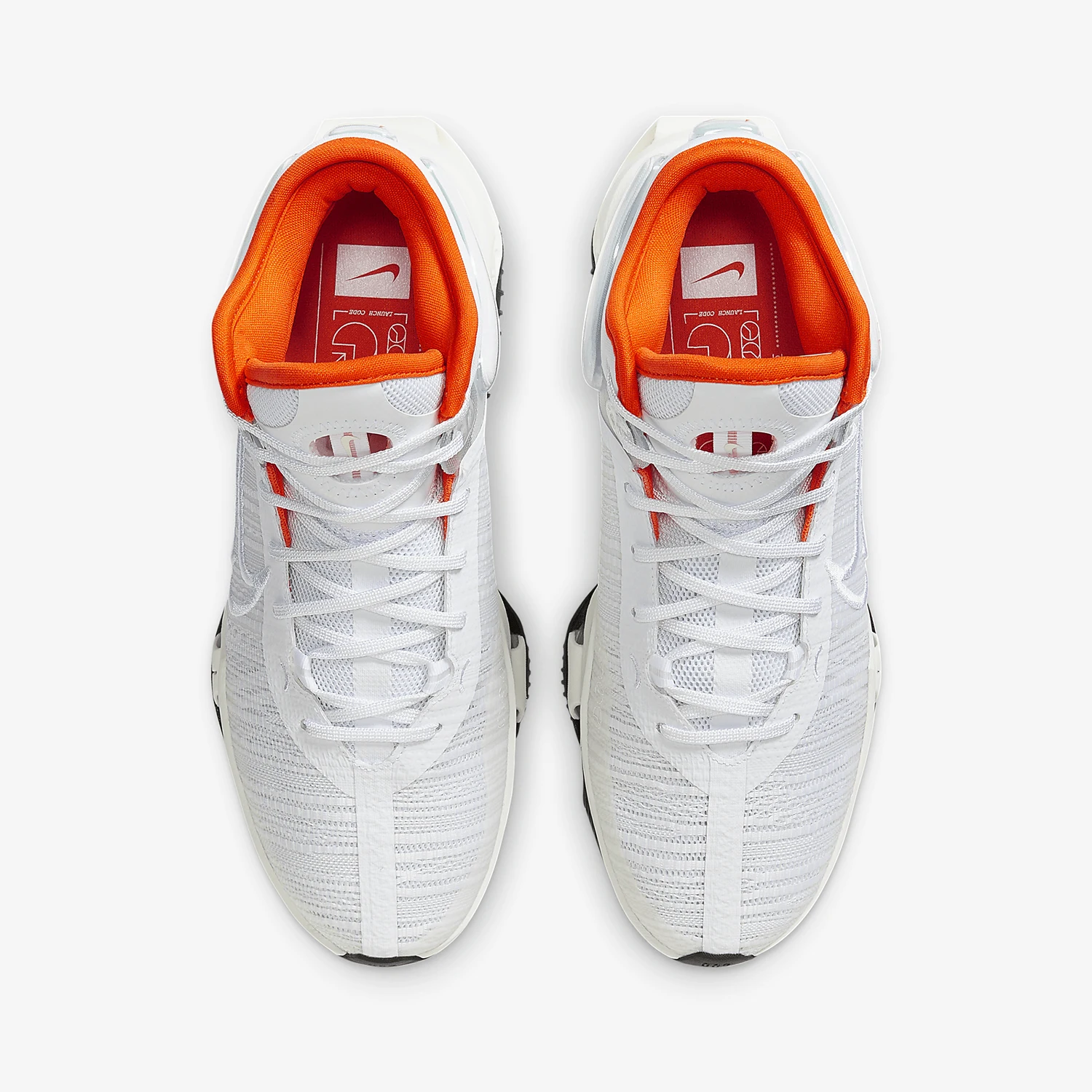 حذاء كرة السلة Nike الأصلي 2024 للرجال مبطن قابل للتنفس متوسط الجودة DJ9432-104