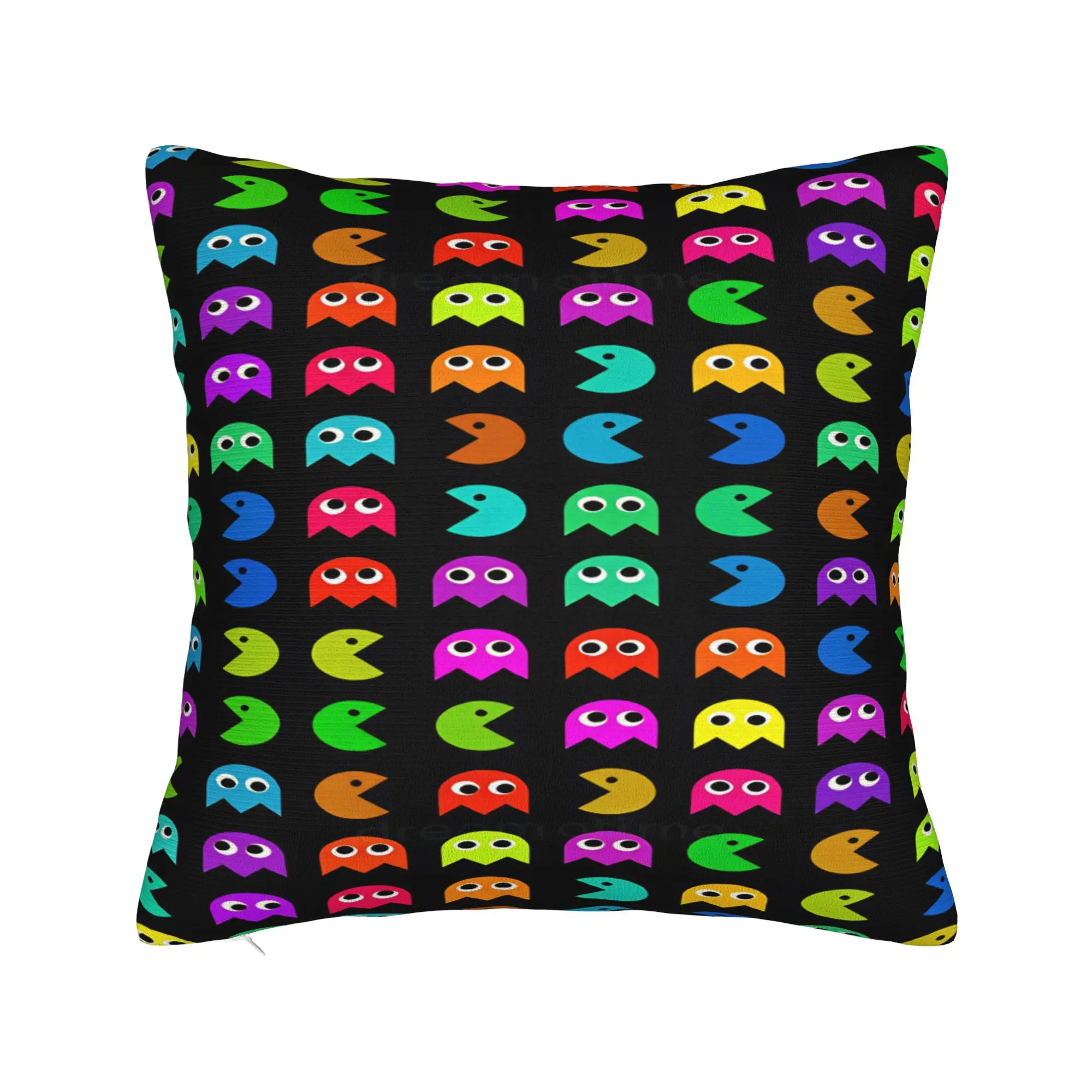 Pac-Man Pillow Case  Kawaii Pillow Cover Soft Pillowcases For Sofa Home Decoration