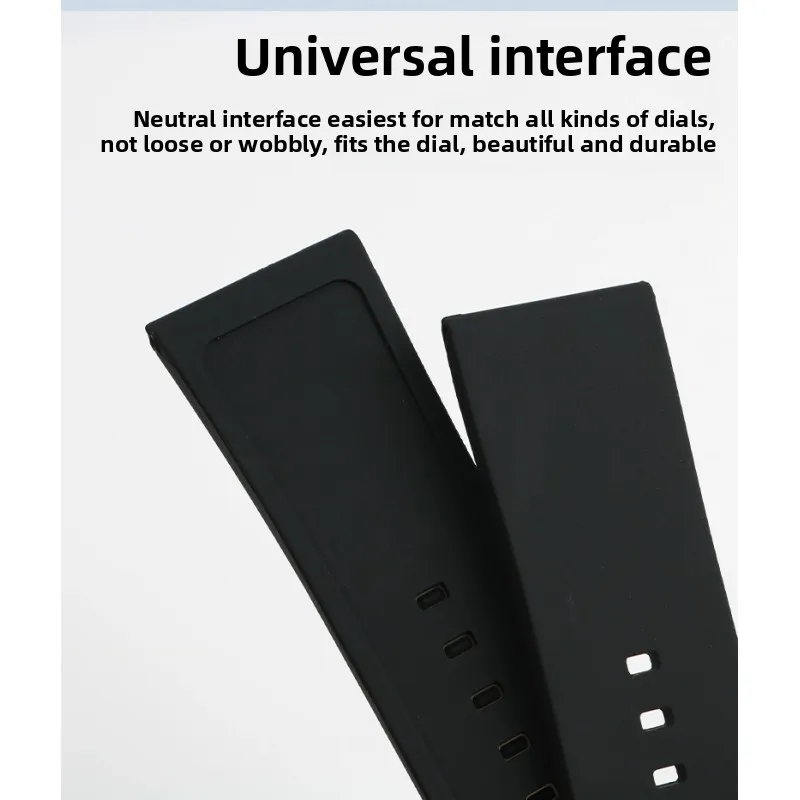 حجم كبير 28 مللي متر 30 مللي متر سيليكون حزام الساعات لسبعة الجمعة الديزل فرانك مولر الرجال الرياضة ساعة مطاطية حزام معصمه سوار