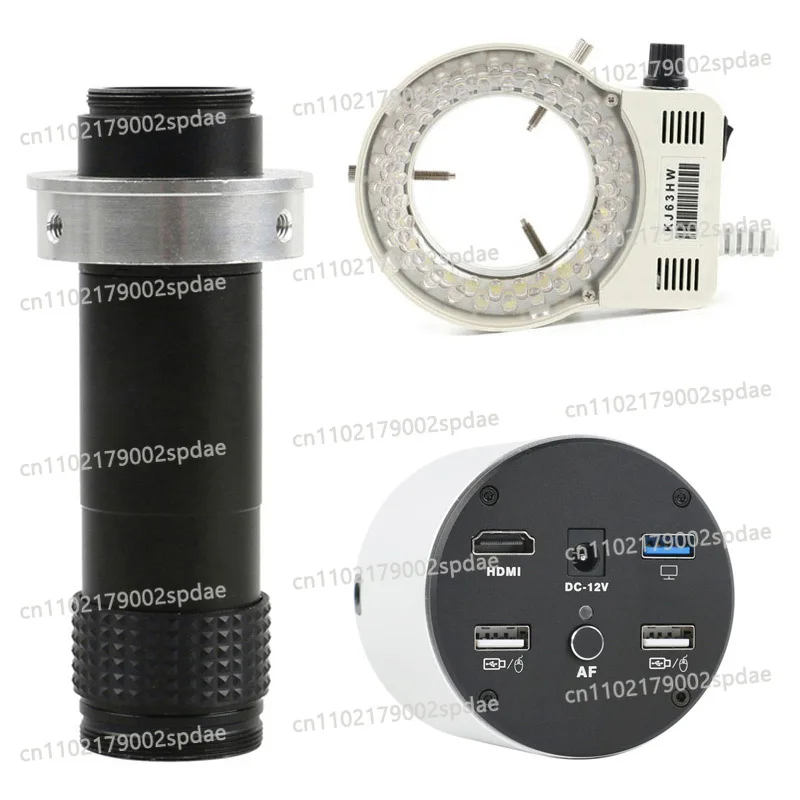 AutofocusIMX678 4K  USB PC Measure Digital Microscope Camera C Mount Zoom Lens Industry PCB Soldering Repair Tool Suit view 6
