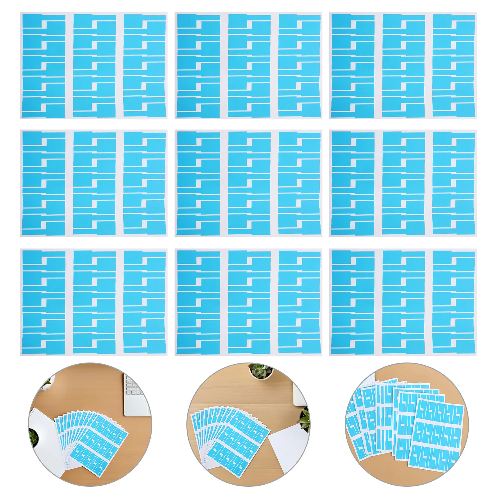 

10 шт. этикеток для сетевых кабелей, водонепроницаемые, устойчивые к разрывам, самоклеящиеся, разноцветные идентификационные бирки для офиса и дома