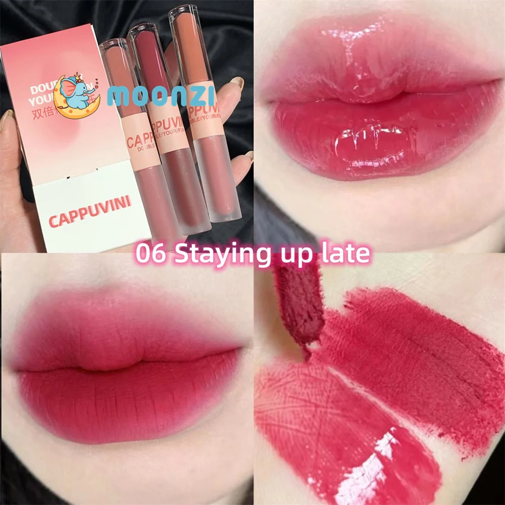 Espelho Lip Glaze Watery Lip Gloss Waterproof Lasting Transparente Jelly Liquid Lipstick Womon Beauty Maquiagem Lip Cosmetic