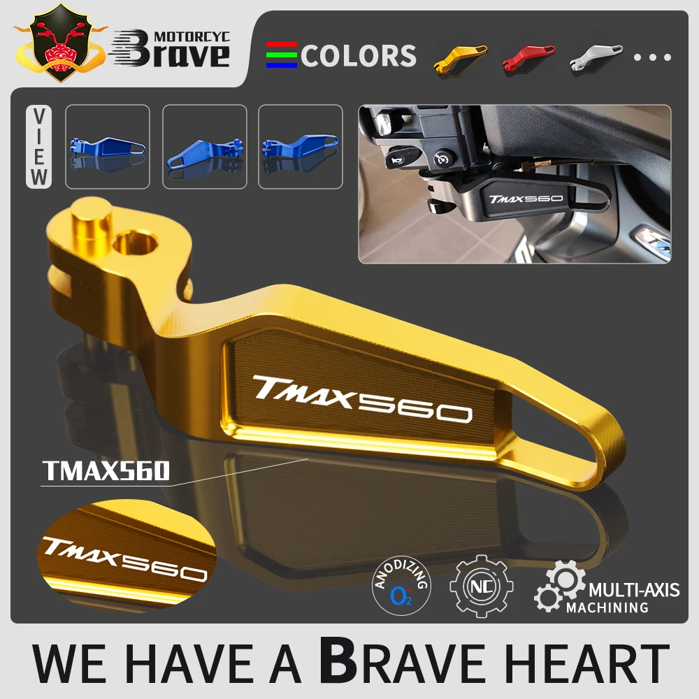 

Motorcycle Accessorie Aluminum Parking Hand Brake Lever For Yamaha TMAX 560 TMAX560 T-MAX 560 Tech MAX 2019 2020 2021 2022 Parts